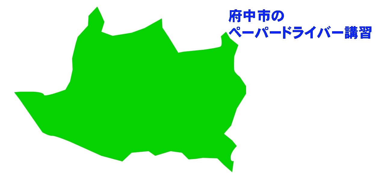 府中市のペーパードライバー講習