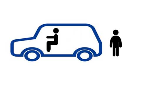 企業研修2名交代乗車