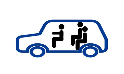 企業研修3名乗車