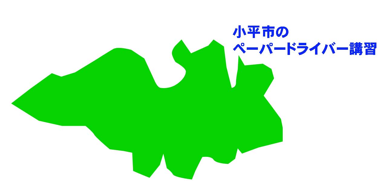 小平市のペーパードライバー講習